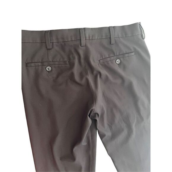 JF J. FERRAR Black Fit Dress Pants size 32x32 - Picture 7 of 8